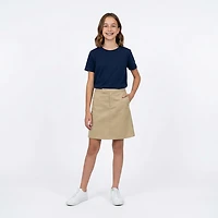 French Toast Girls' Kick Pleat Skirt