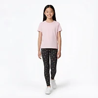 BCG Girls' Athletic Printed Cotton Leggings