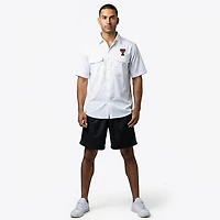 Antigua Men's Texas Tech University Game Day Woven Fishing Shirt