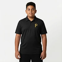 Antigua Men's Pittsburgh Pirates Tribute Short Sleeve Polo Shirt