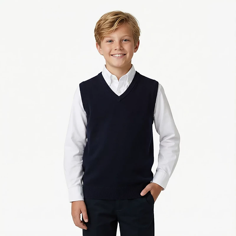 French Toast Boys' V-neck Sweater Vest