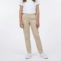 French Toast Girls' Contrast Elastic Waist Pull-On Extended Sizing Pants