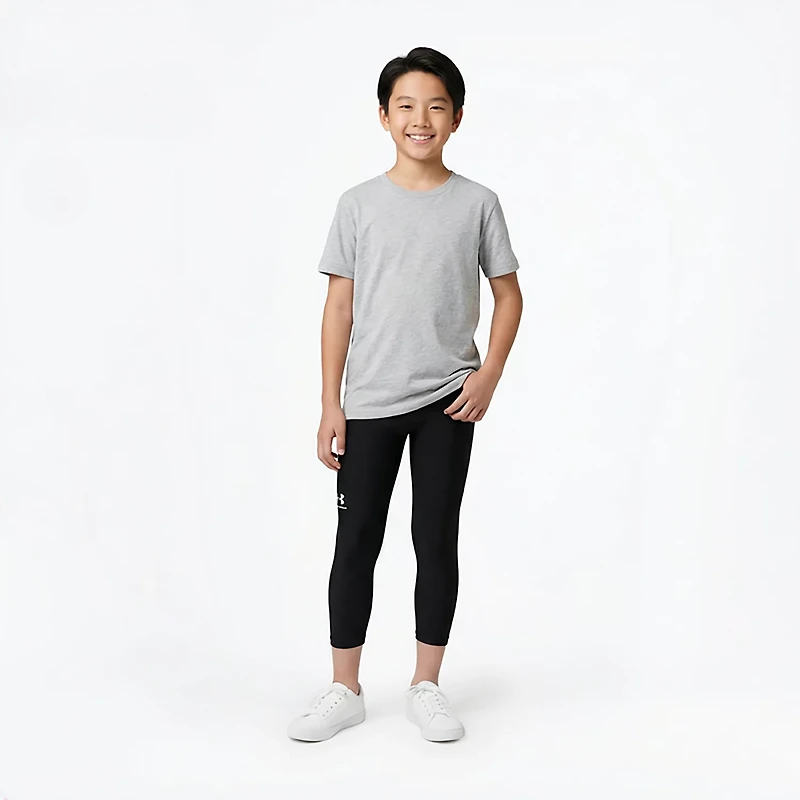 Under Armour Boys' HeatGear 3/4-Length Leggings