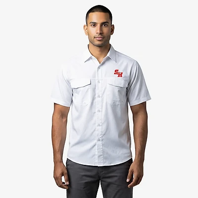 Antigua Men's Sam Houston State University Game Day Fishing Short Sleeve Shirt