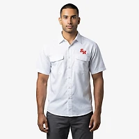 Antigua Men's Sam Houston State University Game Day Fishing Short Sleeve Shirt