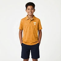 Wes and Willy Youth University of Tennessee Cloudy Yarn Polo Shirt