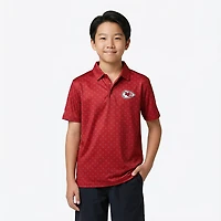 Antigua Men's Kansas City Chiefs Spark Short Sleeve Polo Shirt