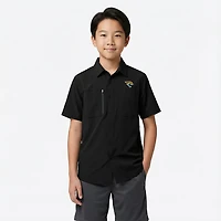 Antigua Men's Jacksonville Jaguars Kickoff Camp Button Down Shirt