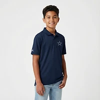 Antigua Men's Dallas Cowboys Legacy Pique Short Sleeve Polo Shirt