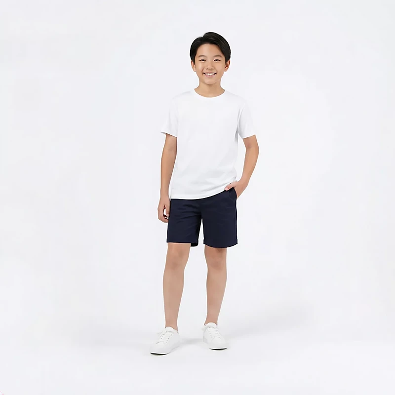 French Toast Boys' Flat Front Shorts 9