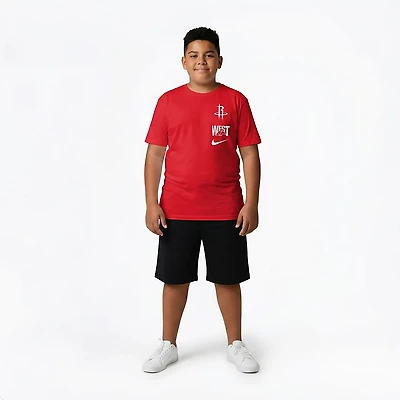 Nike Boys' Houston Rockets Essential VS Block Graphic T-shirt