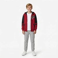 Outerstuff Boys' Atlanta Falcons Stadium Full-Zip Fleece Hoodie