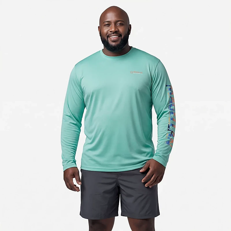 Magellan Outdoors Men's Casting Crew Long Sleeve T-shirt
