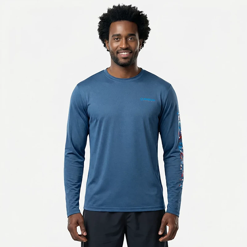 Magellan Outdoors Men's Casting Crew Long Sleeve T-shirt