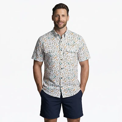 Magellan Outdoors Men's Local State Crawfish Short Sleeve Shirt