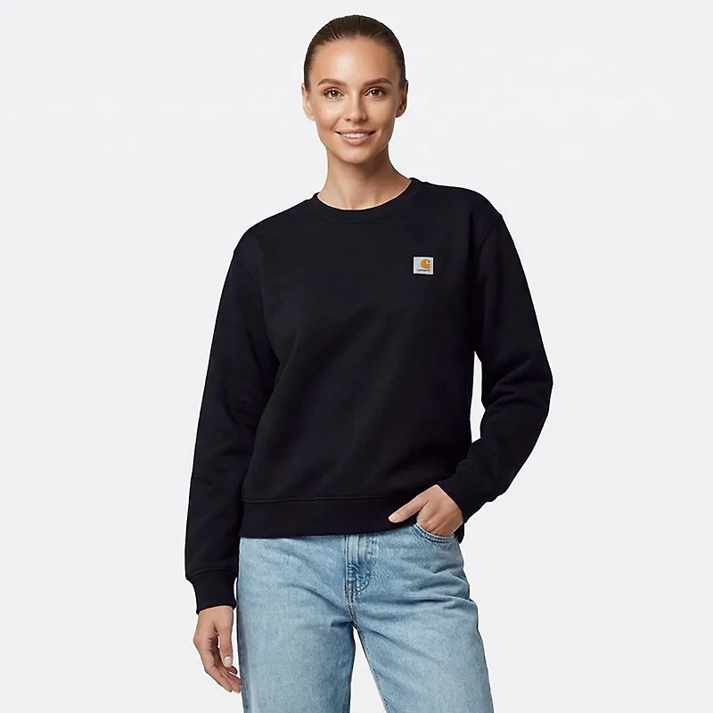 Carhartt Women's Relaxed Fit Midweight French Terry Crew Neck Sweatshirt