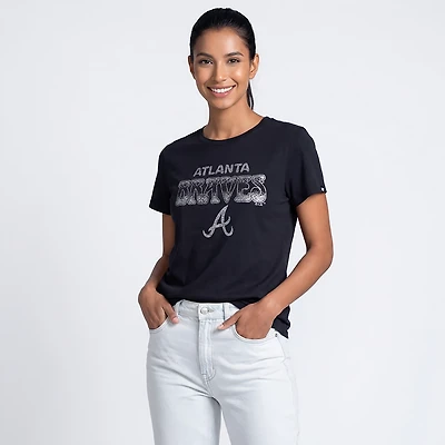 47 Women's Atlanta Braves Dreamer Frankie Short Sleeve T-shirt