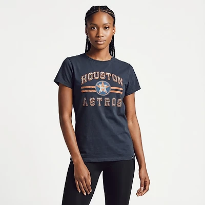'47 Women's Houston Astros Bright Eyed Frankie Short Sleeve T-shirt