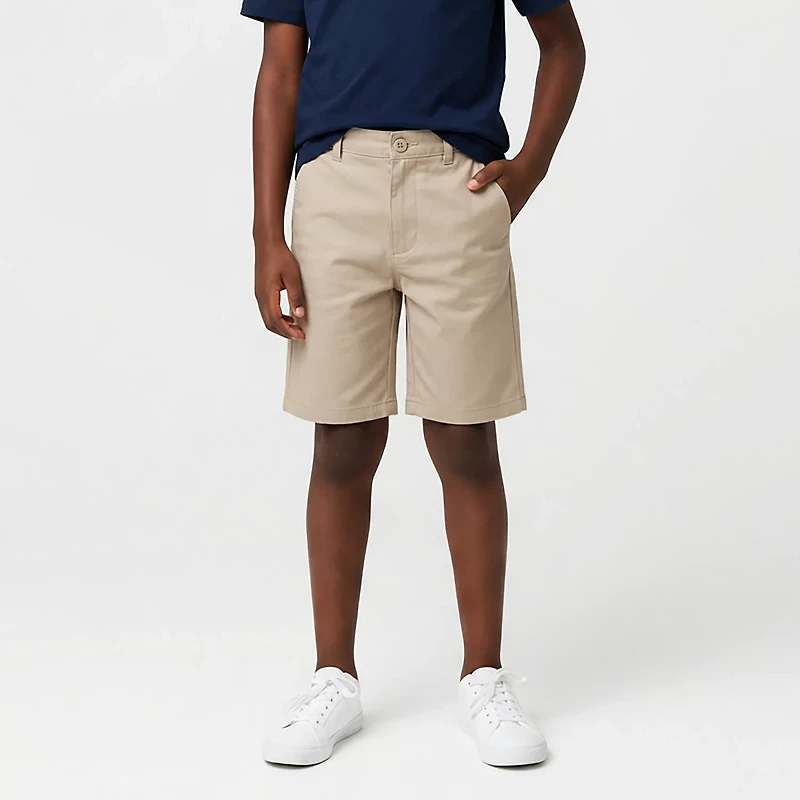 Nautica Boys' 4-7 Slim FF Twill Shorts