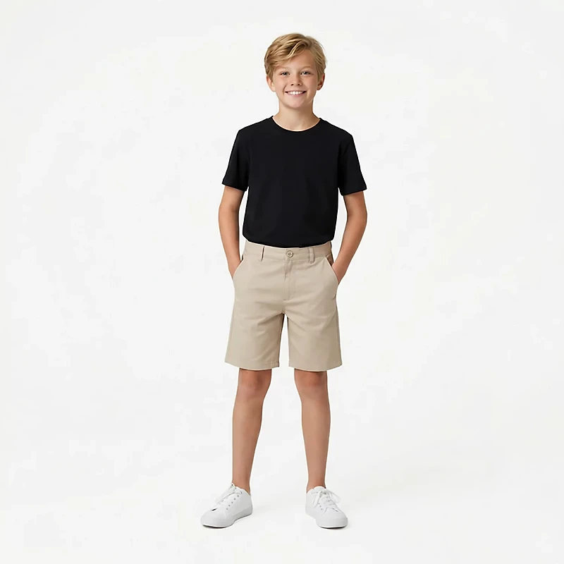 Nautica Boys' 8-20 Hunter FF Twill Shorts
