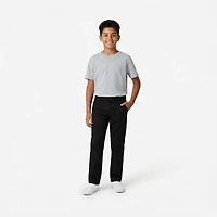 Nautica Boys' Husky FF Twill Pants