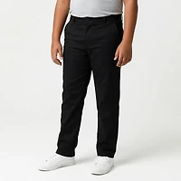 Nautica Boys' Husky FF Twill Pants