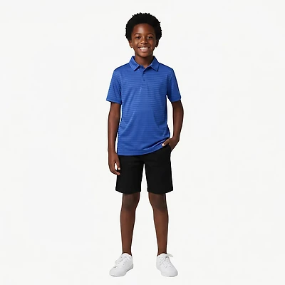 Nautica Boys' 8-20 Performance Stripe Short Sleeve Polo