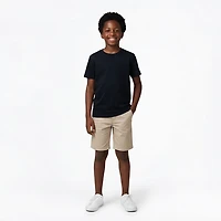 Nautica Boys' 8-20 Slim Flat Front Twill Shorts