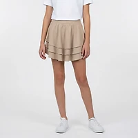 Nautica Girls' Plus Pindot Mesh Ruffle Scooter