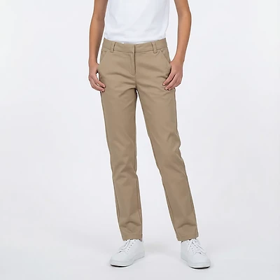 Nautica Girls' Stretch Twill Plus Skinny Pants