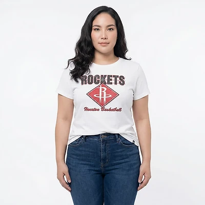 '47 Women's Houston Rockets Have Heart Frankie Short Sleeve T-shirt