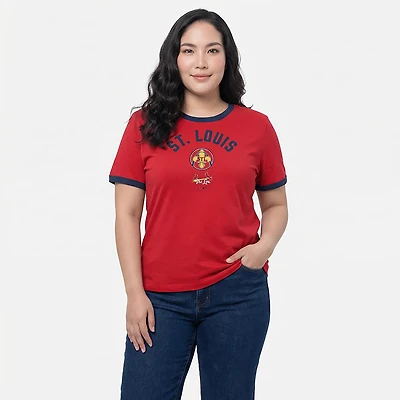 Nike St Louis Cardinals 2024 City Connect Ringer Tri-Blend T-Shirt