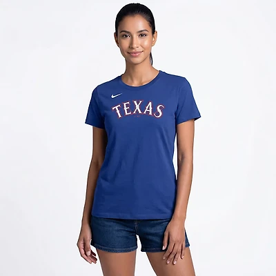 Nike Women’s Texas Rangers Fuse Wordmark Graphic T-shirt