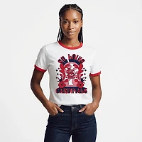 New Era Women's Cardinals Ringer Short Sleeve T-shirt