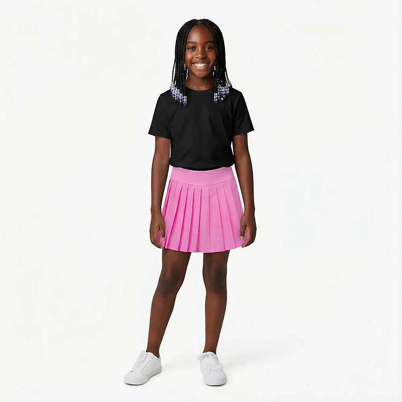 BCG Girls' Tennis Pleated Skort