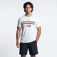 Nike Men's LSU Stripe Cotton T-shirt