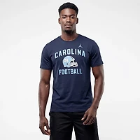 Jordan Men's UNC Team Arch Football Helmet Cotton T-shirt