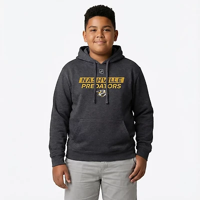 Fanatics Nashville Predators Authentic Pro Core Primary Fleece Pullover Hoodie