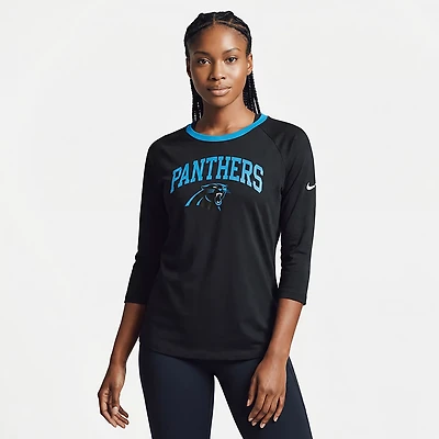 Nike Women's Panthers Arched 3/4 Sleeve Top