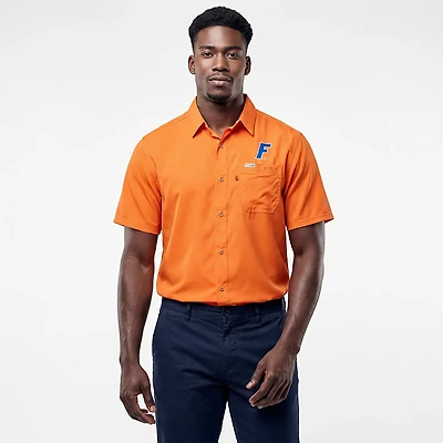 Columbia Sportswear Men's University of Florida Logo Slack Tide Camp Short Sleeve T-Shirt