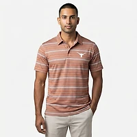 Columbia Texas Longhorns PFG Super Terminal Tackle Omni-Shade Stripe Polo