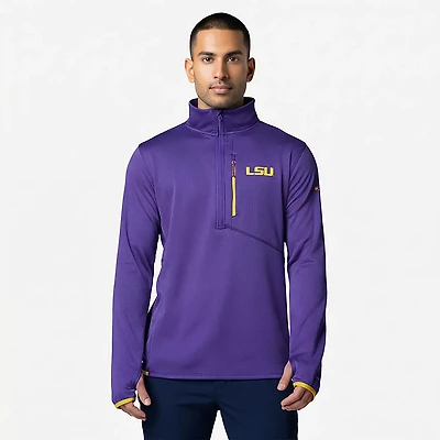 Columbia LSU Tigers Park View Grid Fleece Omni-Wick Half-Zip Jacket