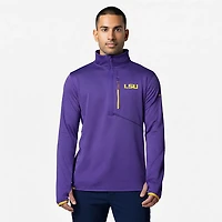 Columbia LSU Tigers Park View Grid Fleece Omni-Wick Half-Zip Jacket