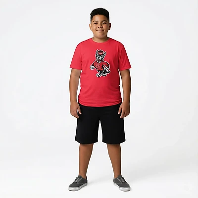 Wes and Willy Youth North Carolina State University Mascot Short Sleeve T-shirt