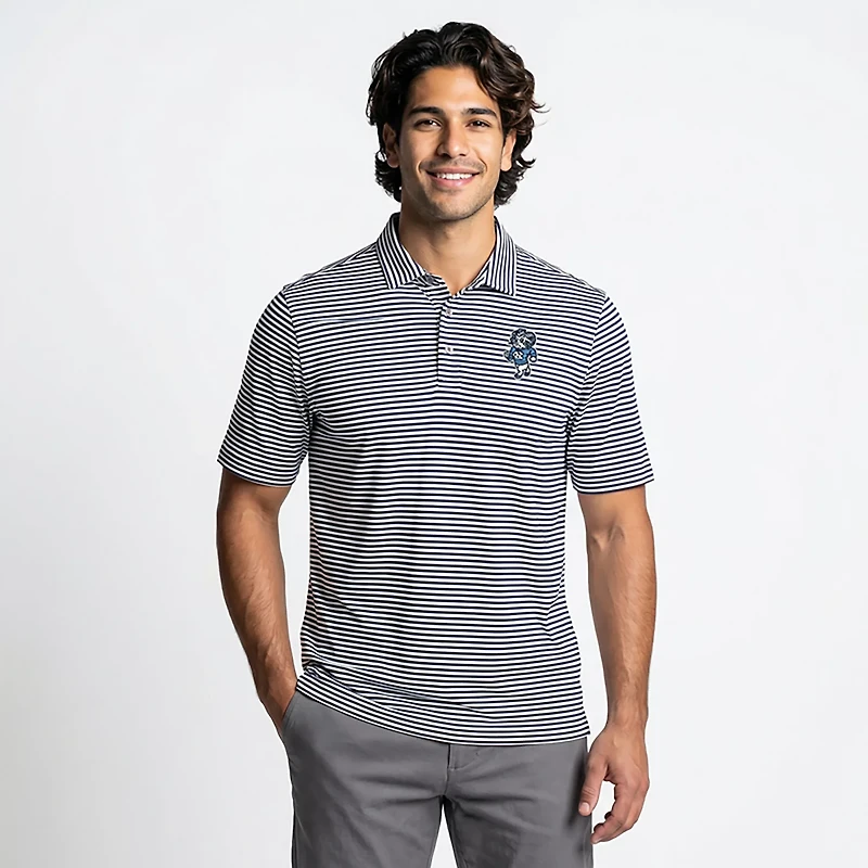 Cutter & Buck Men's University of North Carolina Virtue Eco Pique Rameses Logo Polo Shirt