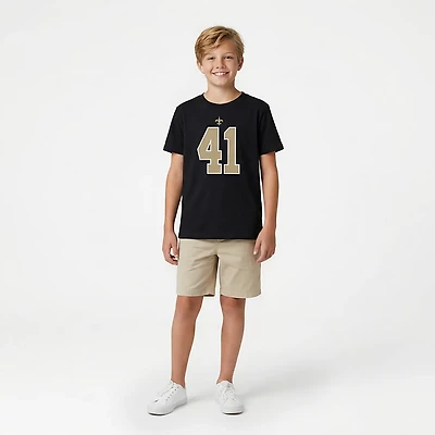 Nike Boys' New Orleans Saints Alvin Kamara Fuse Name and Number T-shirt