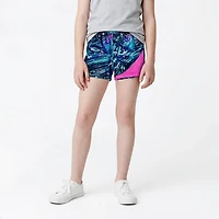 Rainbeau Moves Girls' Camoverse Print Shorts