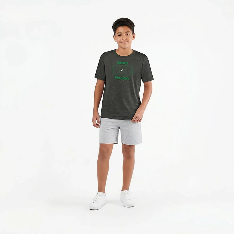 Outerstuff Boys' Dallas Stars Center Ice Tri-Blend Graphic T-shirt