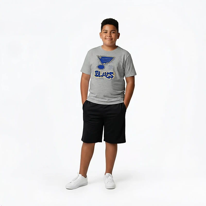 Outerstuff Youth St. Louis Blues Graffiti Short Sleeve T-shirt