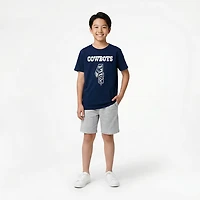 Outerstuff Kids' Dallas Cowboys Dak Prescott #4 Name & Number Drip T-shirt